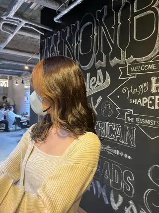 カラー the OSCAR所属・韓国ヘアスタイリスト Harukaのヘアスタイル