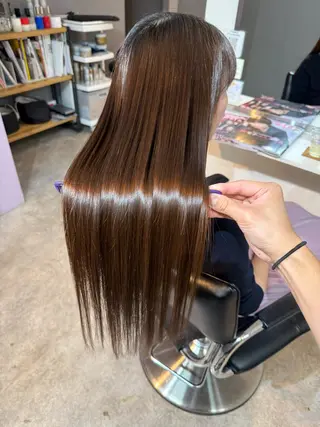 セミロング SEED　LUXBE所属・髪質改善/小顔 レイヤー/yasuのヘアスタイル