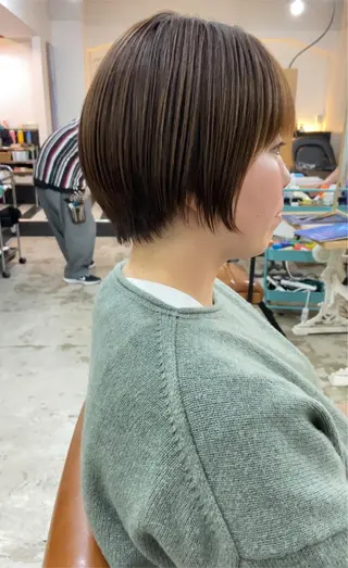 ショート ショートヘア、ボブ こやさん　コヤマのヘアスタイル