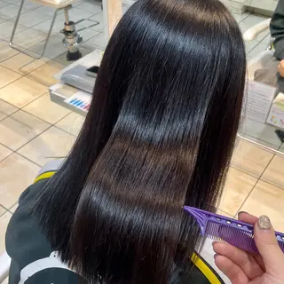 ミディアム カラー ブリーチ/ヘアセット 【𝙍𝙞𝙣𝙤】のヘアスタイル