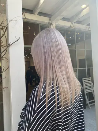 セミロング カラー 入江 允のヘアスタイル