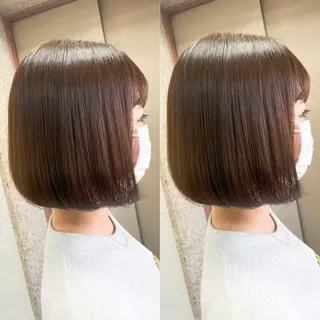 ショート 縮毛矯正/髪質改善 /レイヤー/韓国のヘアスタイル