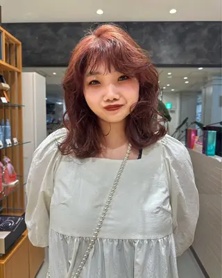 セミロング rilliant所属・中原 つくしのヘアスタイル