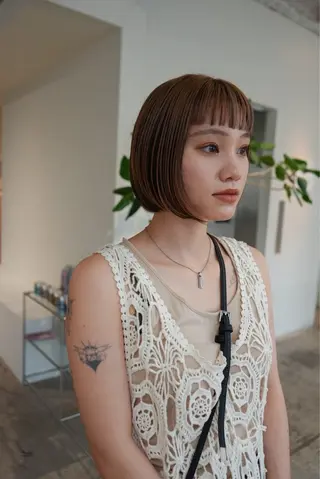 ショート カラー STAN WOOD所属・似合わせcut 🔥yutakaのヘアスタイル