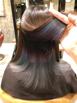 ミディアム 杉田 一浩のヘアスタイル