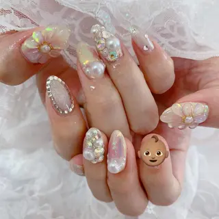 ネイル La neige* yuki 🥯🍑のネイルデザイン