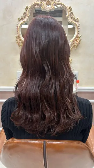 ミディアム カラー Vers所属・ほのか/西大橋/ /堀江/四ツ橋のヘアスタイル