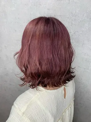 カラー 大島 千怜のヘアスタイル