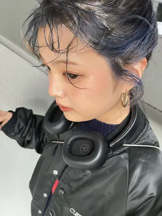 ロング カラー ヘアアレンジ RIO 福岡美容師のヘアスタイル