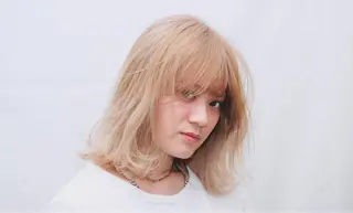 ミディアム FLAPPER所属・ハイトーンカラー /パーマ/亀井のヘアスタイル