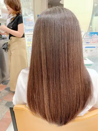 ロング 三田 豪のヘアスタイル