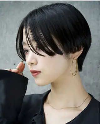 ショート 人見知りさんでも安心 奥田 里佳子のヘアスタイル