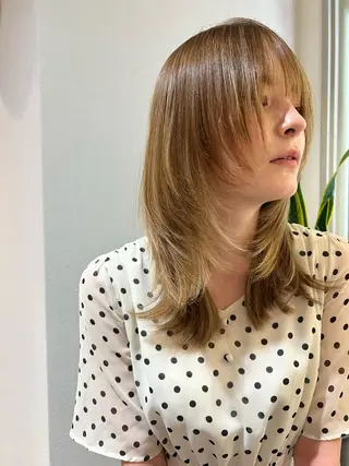 セミロング 🌈お気に入り指名 No.1藤野原大聖のヘアスタイル