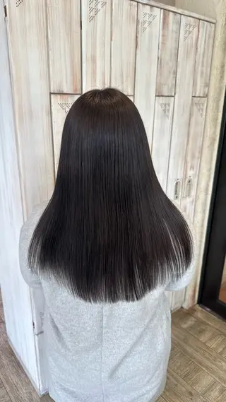 ロング 福田花音/スタイリ スト兼任アイリストのヘアスタイル