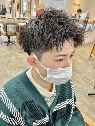 ショート カラー パーマ mare宇部高前店 /スタッフモデルのヘアスタイル