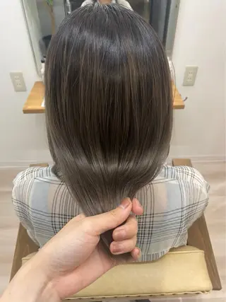 🤍Nozomi/ オリーブカラー🌿のヘアスタイル