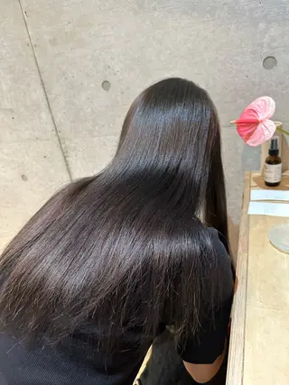 ロング カラー レイヤーカット/ パーマ/齋藤大貴のヘアスタイル