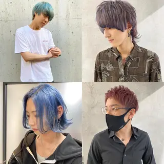 ショート カラー ヘアアレンジ メンズ 【池袋/スパイキー ショート】ⓝⓘⓜⓤのヘアスタイル