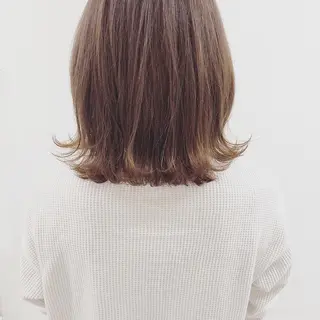 ミディアム カラー ボブ/パーマ 古家 佑真のヘアスタイル