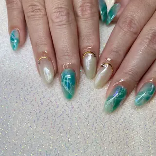 ネイル among アマン所属・lecoa_ kana／amongのネイルデザイン