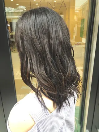 セミロング カラー 🩵ANELA東口 齋藤琴音💚のマツエク・マツパデザイン