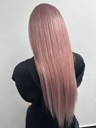 ロング カラー 下妻 カラーエクステ難波のヘアスタイル