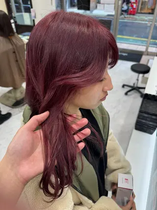 ロング カラー ヘアアレンジ 目黒 碧人のヘアスタイル