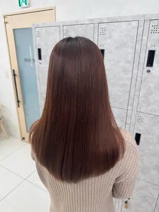 ロング 韓国レイヤー/ 顔まわり/西野和裕のヘアスタイル