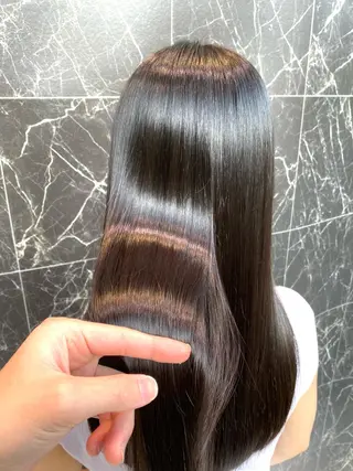 ロング 🔸縮毛矯正/髪質 改善カラー石崎🔸のヘアスタイル