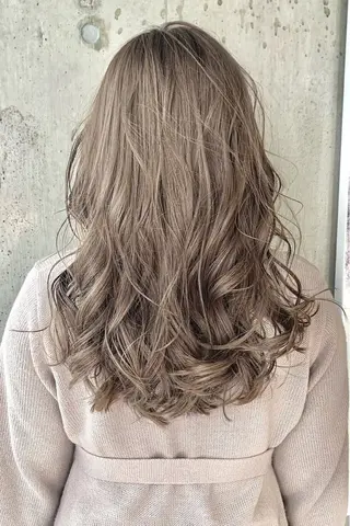 ロング カラー スタジオノル パーマ🌀あやなのヘアスタイル