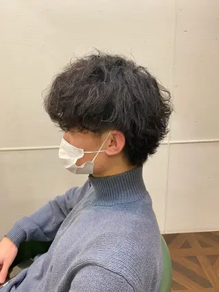 ショート パーマ メンズ 西村 恵祐のヘアスタイル