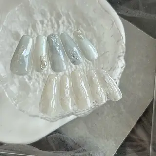 ネイル Ray. ちゅるん系ニュアンスのネイルデザイン