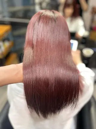 セミロング 美髪矯正 Rioのヘアスタイル