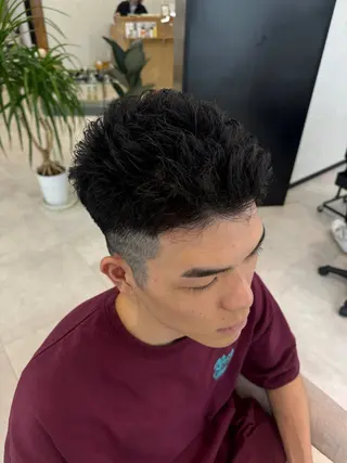 メンズ 山田 陽日のヘアスタイル