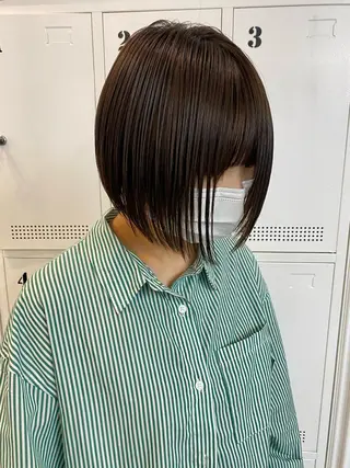 ショート カラー IVORY.所属・🟩白髪ぼかし/ボブ /ショートヘア/大司のヘアスタイル