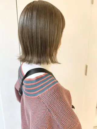 ミディアム カラー ヘアアレンジ GO TODAY  SHAiRE SALON岡山所属・Sana/ 耳ツボ/インナーのヘアスタイル