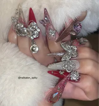 ネイル Spiky とうげ ふうかのネイルデザイン