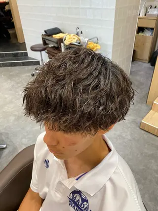 パーマ メンズ メンズ特化LIBER 石川玲央のヘアスタイル