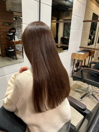 ロング パーマ×透明感カラー MIOのヘアスタイル