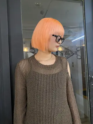 ショート カラー ハイトーンカラー ⭐️NAZUNAのヘアスタイル