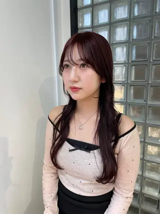 ロング 🍑暖色／レイヤー／ 真希🎀のヘアスタイル