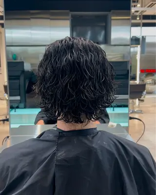 パーマ メンズ 藤平海音/fifth PARKのヘアスタイル