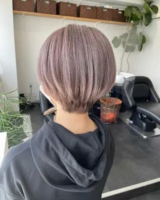 ショート カラー JIL BLAN 京都所属・RU RIのヘアスタイル