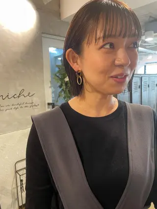 ショート さの あやねのヘアスタイル