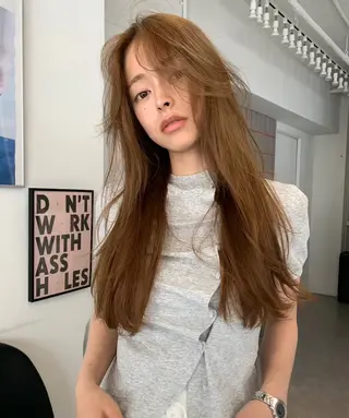 ロング 山田 京介のヘアスタイル