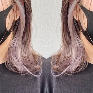 セミロング カラー ヘアアレンジ 竹内啓太 ボブのヘアスタイル