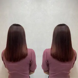 セミロング カラー tocca 💜石田愛結💜のヘアスタイル