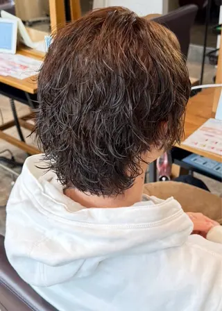 メンズ ハイトーン/ダブル カラー/あやかのヘアスタイル