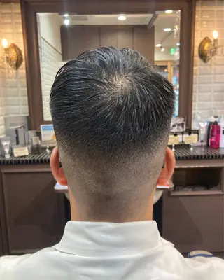 ショート メンズ ルピナス中田店長 山口大地のヘアスタイル