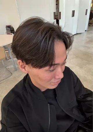 パーマ メンズ 辻野 光希のヘアスタイル